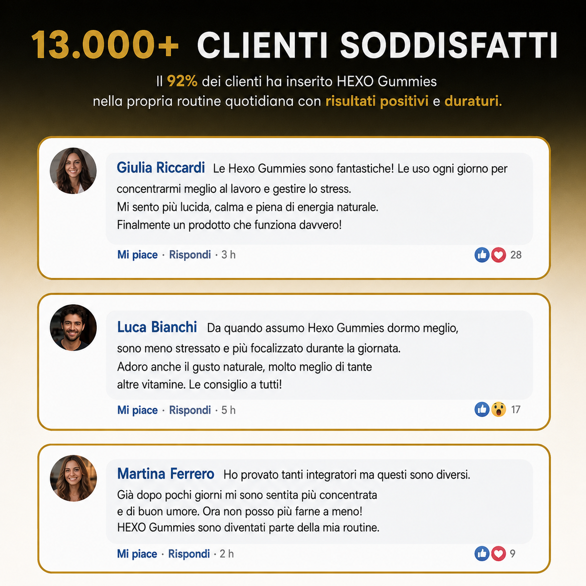 Blend di 10 funghi funzionali - HEXO™