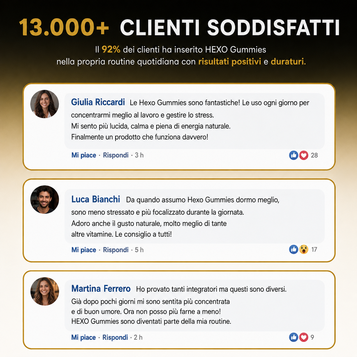 Blend di 10 funghi funzionali - HEXO™